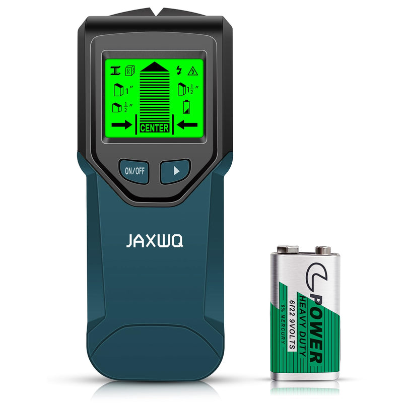 Stud Finder Wall Scanner - 5 in 1 Stud Finder Tool w/Smart Chip and HD LCD Display, Stud Detector Beam Finders for the Center and Edge of Wood AC Wire Metal Studs Joist Pipe (oceanic)