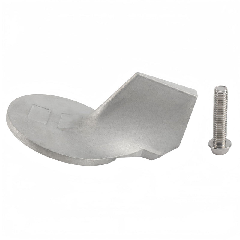 Trim Tab Anode Aluminum 822777A1 with Bolt for Mercury Mariner Outboard | Compatible with Stern Drive for MerCruiser Engine Sierra Marine Motor - Replaces 822777Q1 46399A1 18-6014 Change Repair Kit