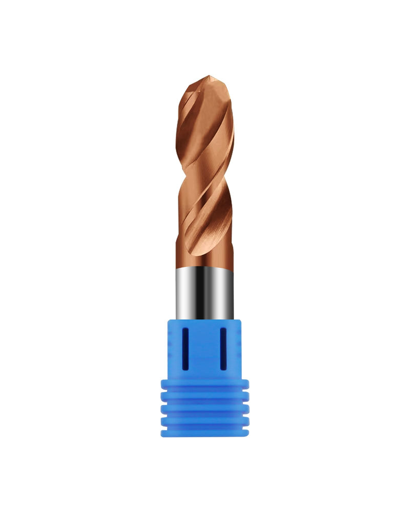 1/2" Carbide Ball Nose End Mills, TISIN Coated, 2 Flute, End Mill Bits for Alloy Steels and Hardened Steels, 1/2" Cutting Diameter 1/2 in