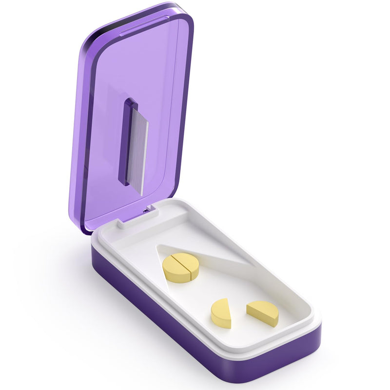 Pill Cutter Splitter for Large or Small Pills, Pill Splitters for Cutting Multiple Pills/Supplement/Medication