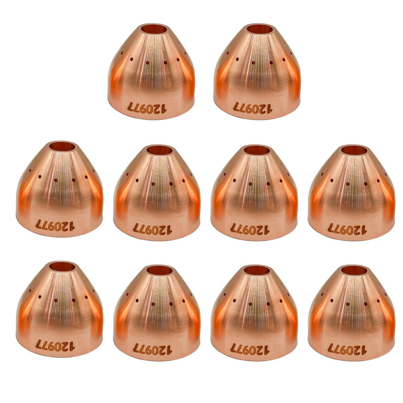 10Pcs 120977 Shield Cap Gouging Cup for Hypertherm Powermax 1000/1250/1650 T60/T80 Plamsa CuttingTorch
