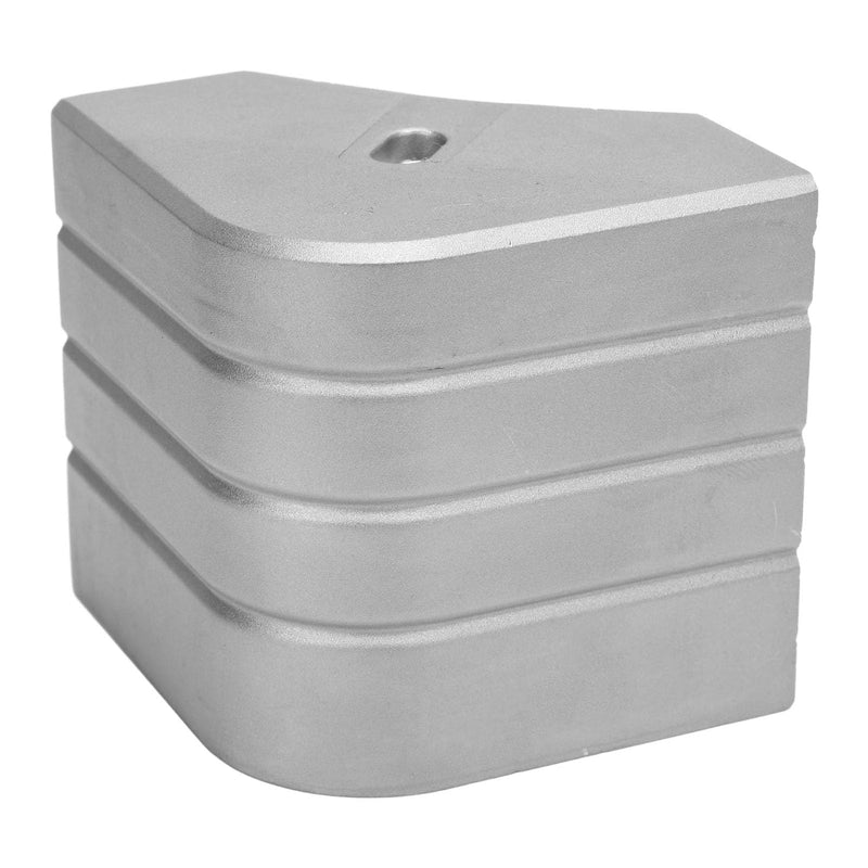 Pontoon Corner Cap 2 Pack Deck Corner Cap Heavy Duty Aluminum Height 3-1/8in to 3-3/16in Top 3-1/8in to 3-3/16in for 90 Deg Rounded Corner