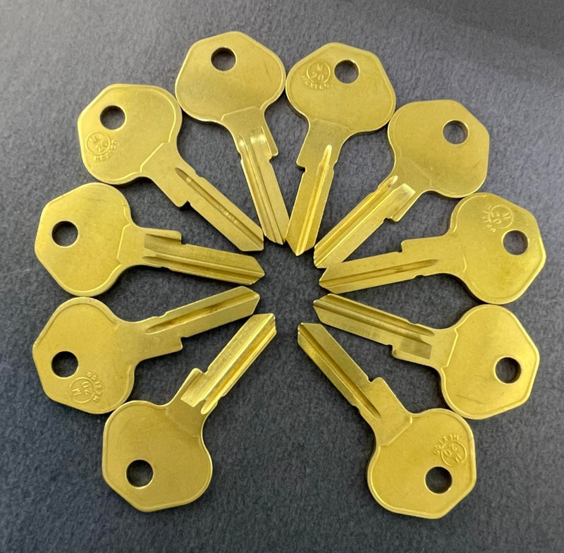 Pack of 10 M20 1092-6000 M6000 MAS-18D Type Key Blanks for Master Lock 6000k Keyway