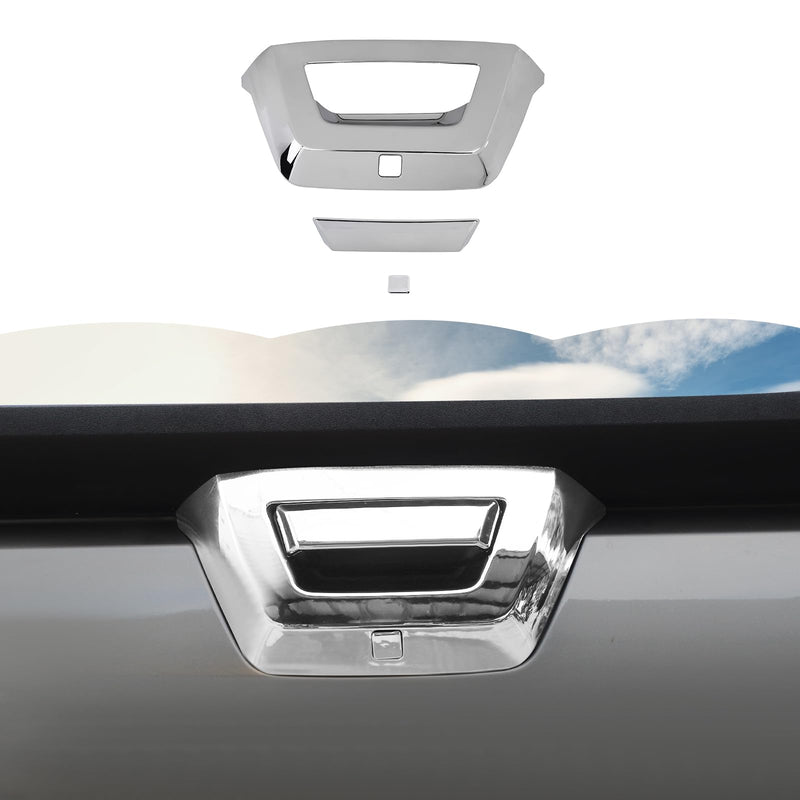 RT-TCZ Tailgate Handle Cover Rear Door Handle Cover Trim Decoration Exterior Accessories for Chevy Avalanche 2007-2013 (Chrome) Chrome