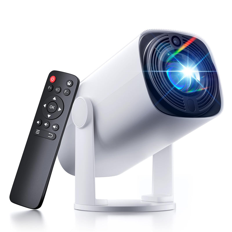 SOOMFON Mini Projector 1080P Support - Portable Small Video Movie Projector Bluetooth 5.1 Auto Keystone Electric Focus for Bedroom/Wall/Home/Outdoor/iPhone/Android/TV Stick SK1 Mini Projector