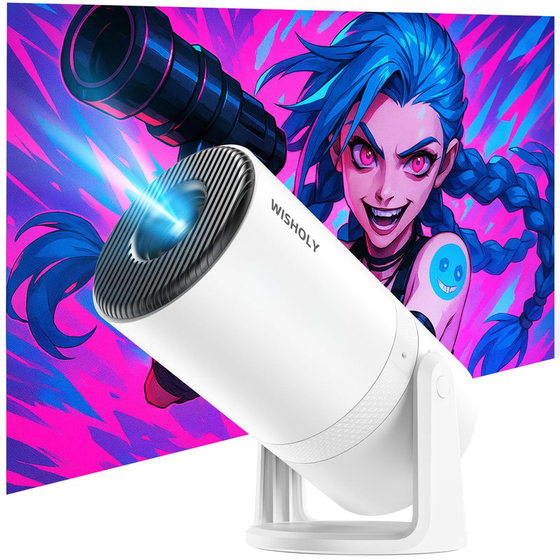 Projector with WiFi and Bluetooth, 1080P Supported, 9500 Lumens