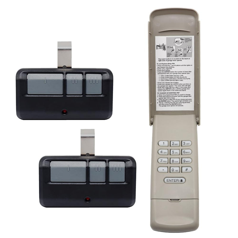 Universal Garage Door Opener Keypads & Remotes for Liftmaster Chamberlain Craftsman Openers Produced Since 1993, Replaces 877/878MAX 893MAX 893LM 373LM 971LM 877LM G940EV-P2 CMXZDCG440 877MAX & 893MAX