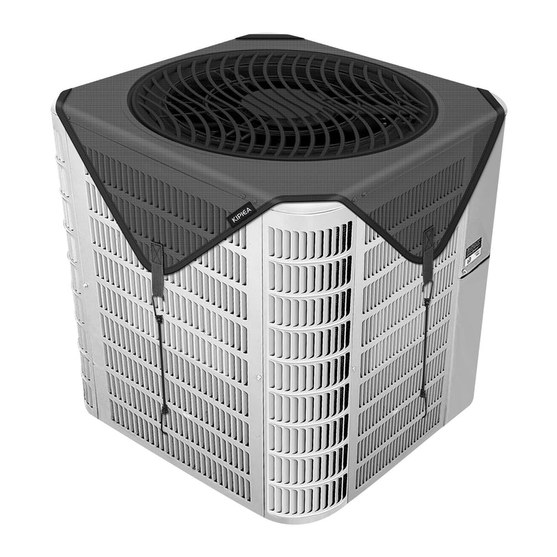 Kipiea Central Air Conditioner Mesh Covers for Outside Units, Top Universal Upgrade Mesh Outdoor AC Unit Cover Defender for All Seasons (30" x 30") 30" x 30"