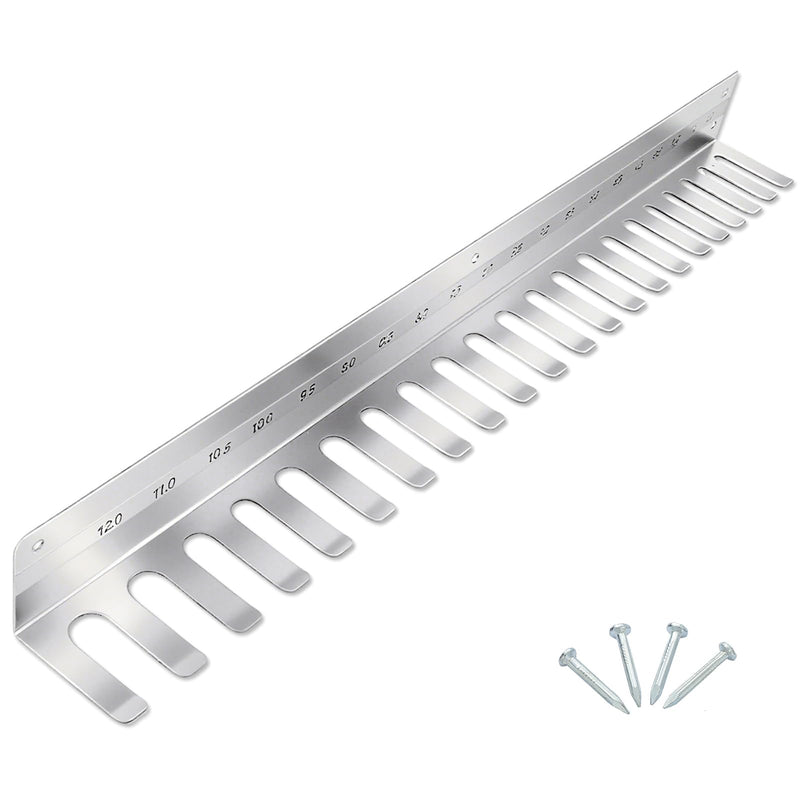 304 Stainless Steel Rack Wall Hanging Frame Intubation Supplies Equipment Rack (21.65 inch(2.0-12)) 21.65 inch(2.0-12)