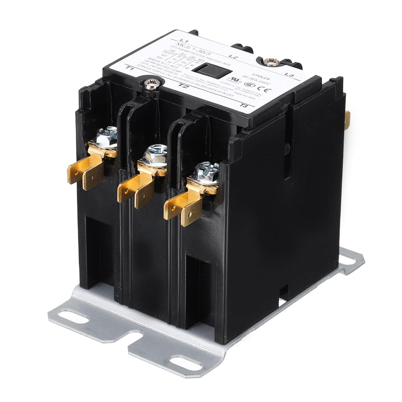 DMiotech HVAC Contactor, 3 Pole FLA 30 Amps 240V Coil Air Conditioner ...