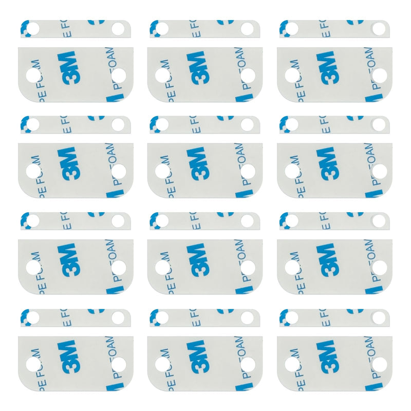 Replacement Adhesive for Ring Alarm Contact Sensor (2nd Gen), 12PCS Pre-Cut Double Sided Tape Compatible for Ring Door Sensor, Easy Installation & Strong Hold