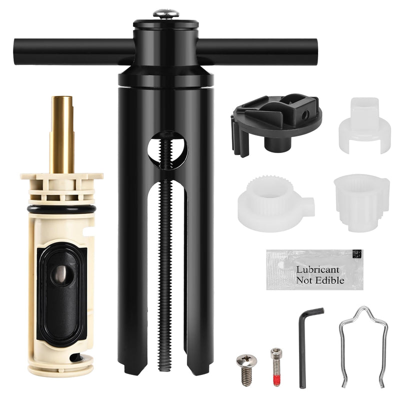 2026 New 104421U Removal Tool, 1222 Replacement Cartridge,116653 Shower Handle Adapter Kit, Tub and Shower Faucet Cartridge Remover For Moen Posi Temp Shower Repair 1222 Cartridge & New Puller+116653 Adapter
