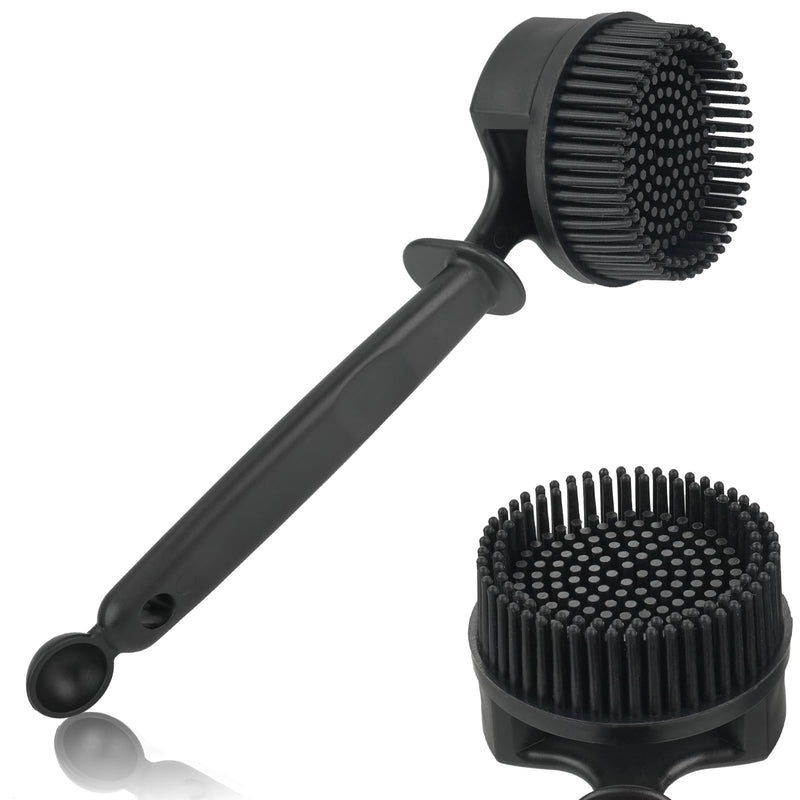 58MM Espresso Machine Cleaning Brush，Silicone Brush for Coffee Machine Group Head, Heat-Resistant and Corrosion-Resistant，360° Cleaning