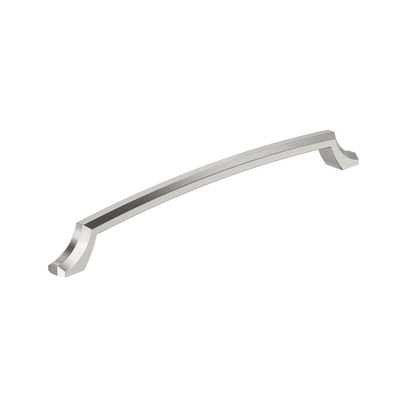 Amerock Bellamy 10-1/16 inch (256 mm) Center-to-Center Satin Nickel Cabinet Pull, BP36712G10