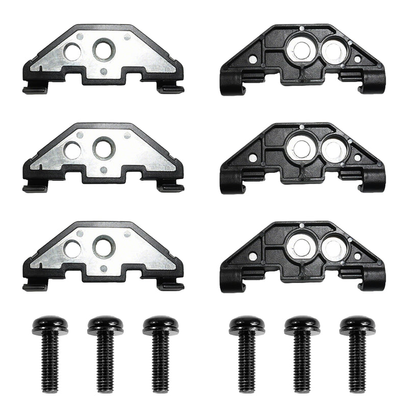 6 Pack 55397093AD Hard Top Retainer Nut Set, Compatible with Jeep JK JKU | Replaces 55397093AD/55397093AB/55397093AC; fits 2007-2018 Wrangler JK JKU hard top enclosure retainers
