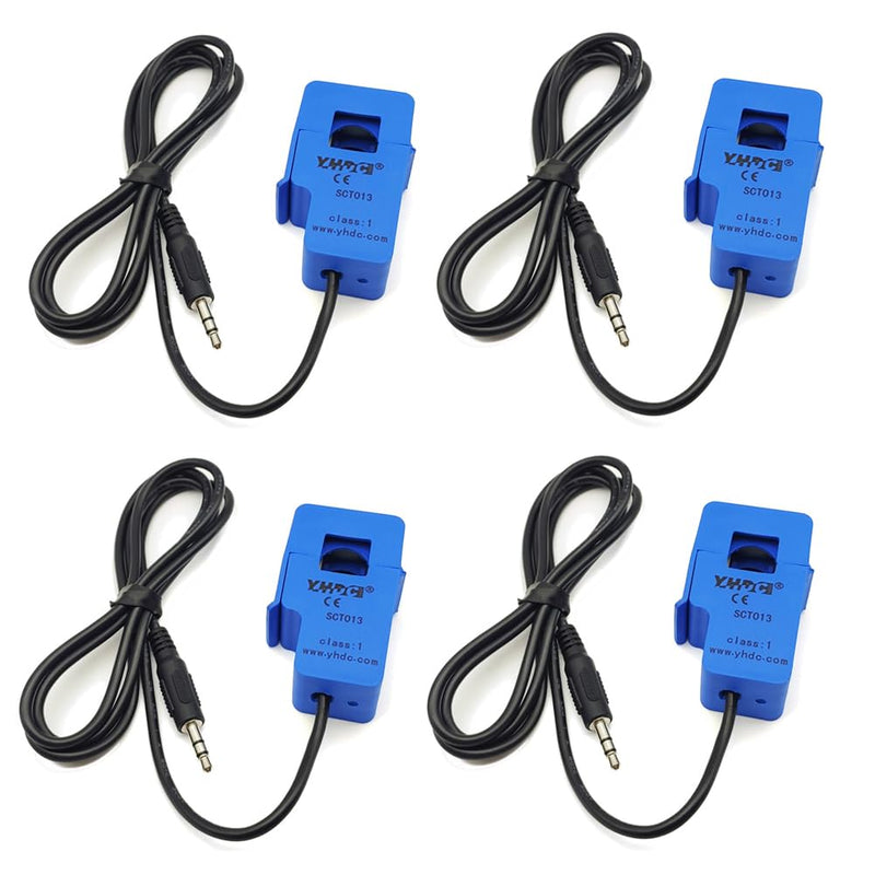 4PCS SCT-013-030 30A Non-invasive Split Core Current Transformer Sensor SCT013 (30A 1V)
