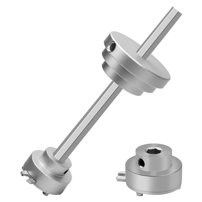 Inside Pipe Cutter for PVC Pipe-Aluminum Alloy Internal PVC Pipe Cutter for 1-1/2"and 2"Pvc Pipe, 7"Adjustable Cutting Depth PVC Pipe Cutter Tool Suitable for ABS, PVC, CPVC, PE, or PP Material Silvery
