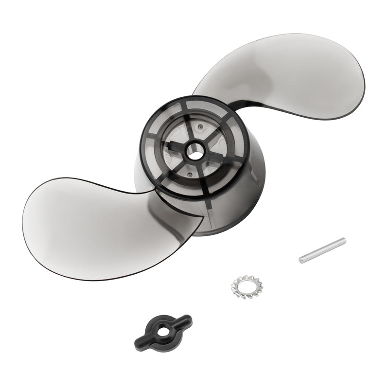 For Minn Kota MKP 3 Prop 2061151 Vanishing Compatible with Minn Kota 3-1/4" Motor Diameters, 2061151 1378211 Prop w/drive pin, prop nut and lock washer Replacement Fit for "W", "M", MAG Series Motors