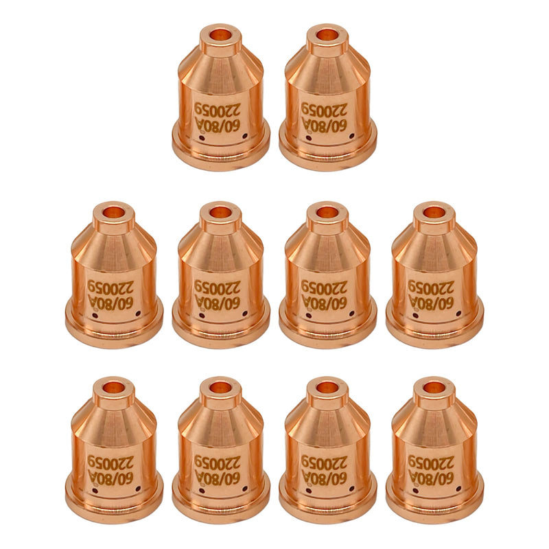 10Pcs 220059 Nozzle Tip for Hypertherm PMX 1000 1250 1650 Plasma Cutting Torch Consumables