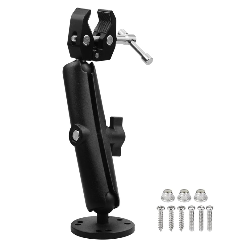 Trolling Motor Anti-Vibration Stabilizer Bracket, 360° Adjustable, Fits 2" Bars, Secure Lock Support for Minn kota Terrova/Ulterra/PowerDrive, Tough-Claw Trolling Motor Shaft Securely