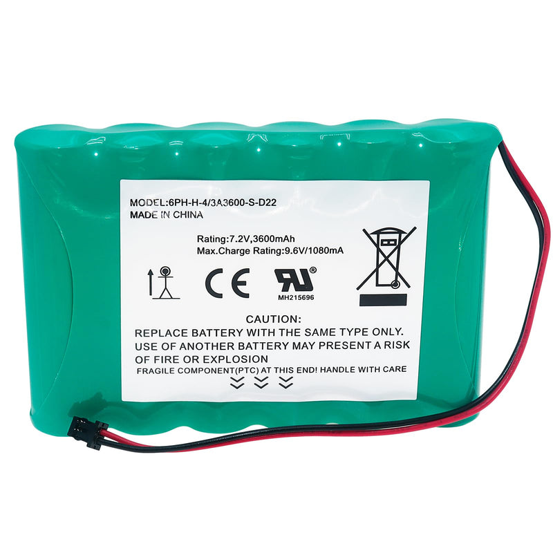 3600mAh Replacement Battery for ADT DSC IMPASSA 9057 SCW9055 SCW9057 BH7236-SS 17000145 17000152 Wireless Home Security System Alarm Control Panel DSC 6PH-H-4/3A3600-S-D22