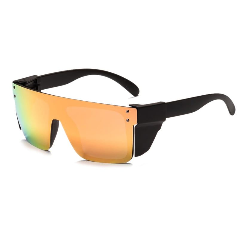 UV400 Polarized Safety Sunglasses – ANSI Z87.1 Certified, Anti-Glare, Shatterproof, UV Protection Sunset Mirror
