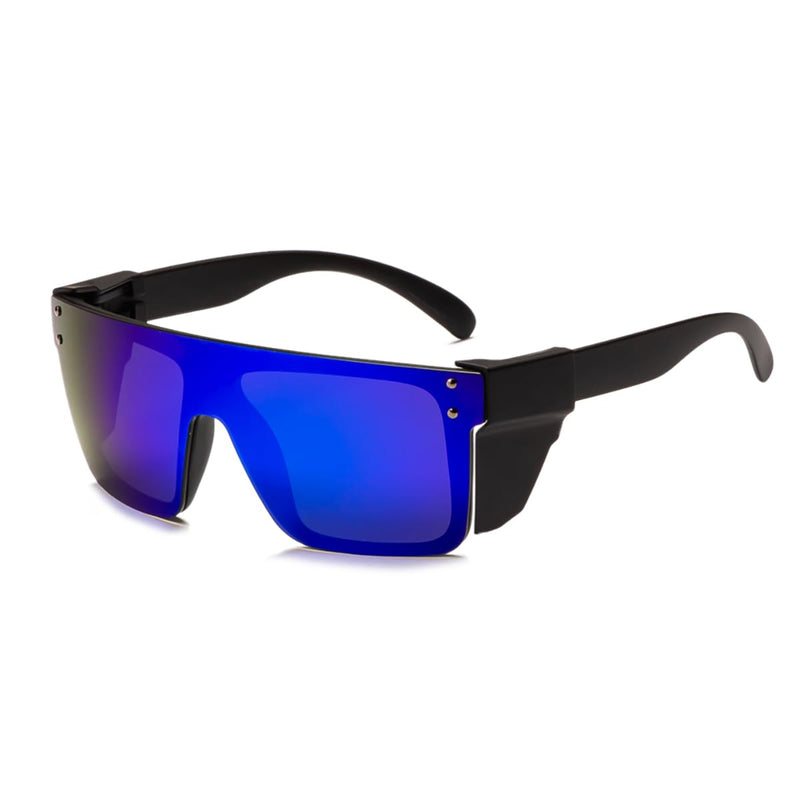 UV400 Polarized Safety Sunglasses – ANSI Z87.1 Certified, Anti-Glare, Shatterproof, UV Protection Blue Mirror