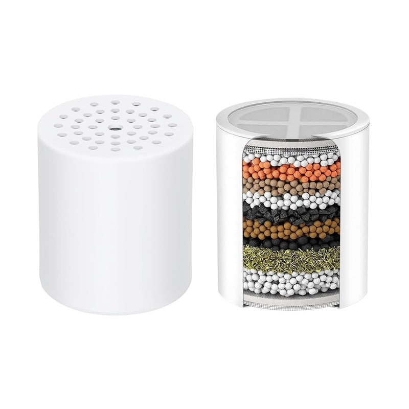 Water Filter Compatible with ‎Organic Jaguar Wall-mounted Shower head | Hard Water Remove Chlorine and Harmful Substances.and Dramatically Improves The Condition of Your Skin, Hair.2Pack.