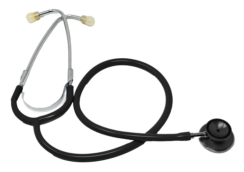 Elite Medical Instruments Pediatric Dual Head Stethoscope for Children & Infants, Small Chestpiece, Latex-Free 22" Tubing, Pediatric Stethoscope for Nurses, Medical Students & Pediatric Care - Black