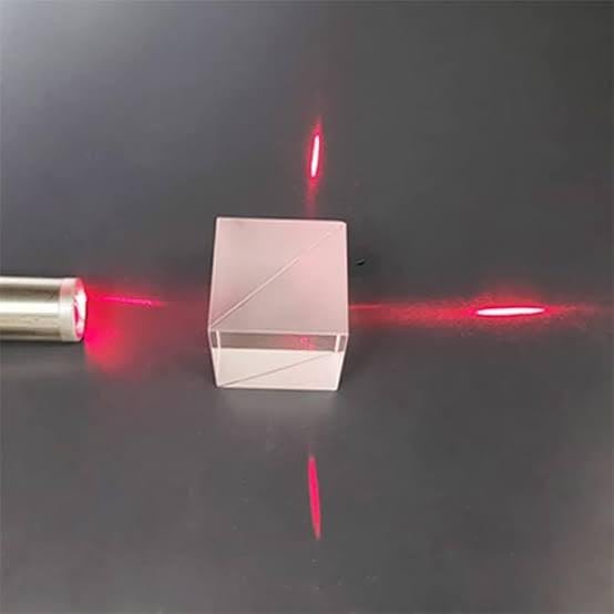 Beam Splitter Cube, Optical Glass Prism, 50:50 Ratio, Scientific Spectrometer (10mm) 10mm