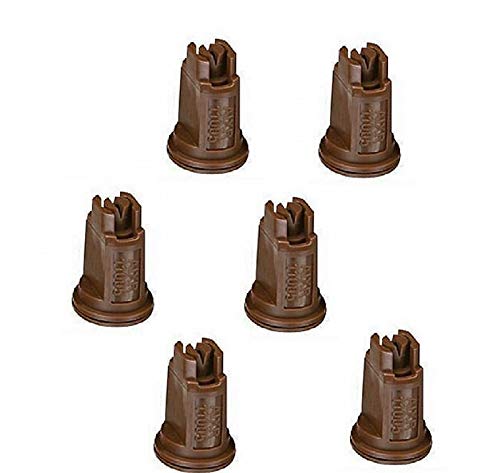 Pack of 6 - TeeJet Air Induction XR Flat Spray Tip 110° Poly 0.5 GPM @ 40 PSI Farmer Bob's Parts AIXR11005-VP