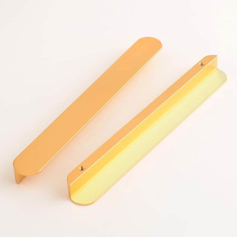 5 Pack Gold Drawer Pulls Dresser Handle Cup Handles for cabinets 6.3 Inch(160mm) Hole Center Modern Minimalist Furniture Hardware 6.3 Inch(160mm) Gold-5 Pack