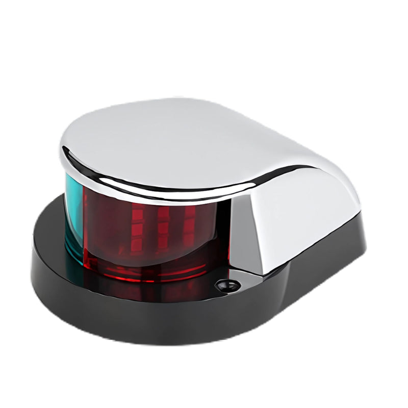 SEAFLO 01 Series Bi-Color Bow Mount Navigation Light - Red/Green, 12V, 0.7W, IP65 Waterproof, 1NM Visibility, High-Brightness, for Boats Up to 39.4 FT (12m) – 4-Year Warranty 0.7 W, 1 NM