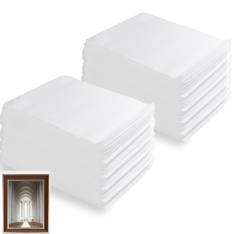 100 Pack Cushion Foam Pouches and Sheets Moving Supplies, 10X12 inch Moving Foam Wrap Pouches, Packing Supplies for Storage and Shipping, Protect mug, Cup, Glasses, China, and Dishes(0.04" Thickness) 100P10X12"-0.04T
