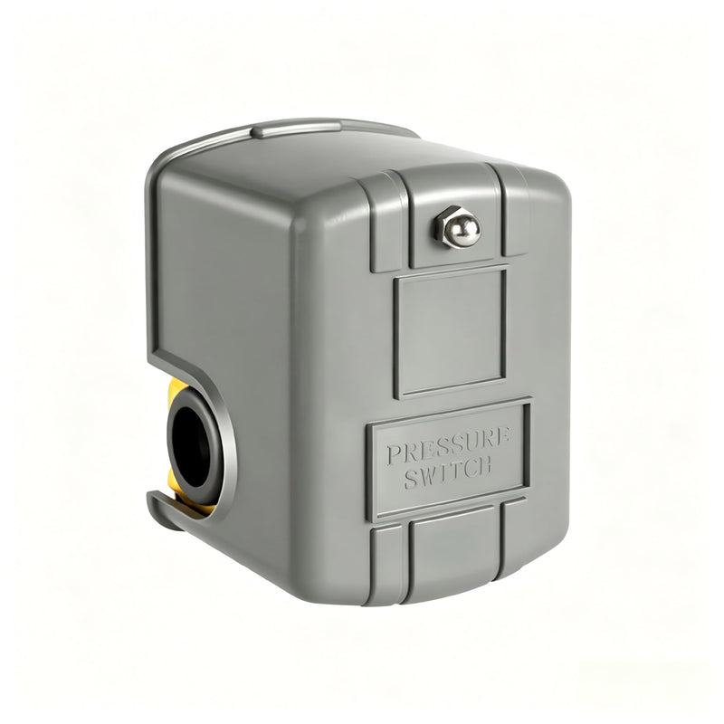 Pressure Switch for Well Pump 40-60 PSI, Adjustable, 1/4" NPT Thread, Automatic Water Pump Control Switch, Grey