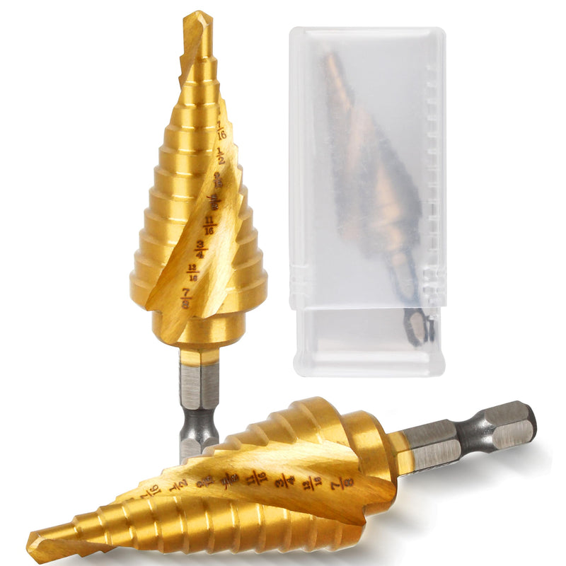 DWA1786IR StepBit for DE-Walt Step Drill bit ，Impact Ready for Metal 3/16-Inch-7/8-Inch