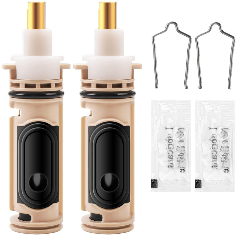 2 Pack 1222 Replacement Cartridge for Moen, Moen Shower Replacement Cartridge Compatible for 1222 1222b One-Handle Posi Temp Valve C1222X2