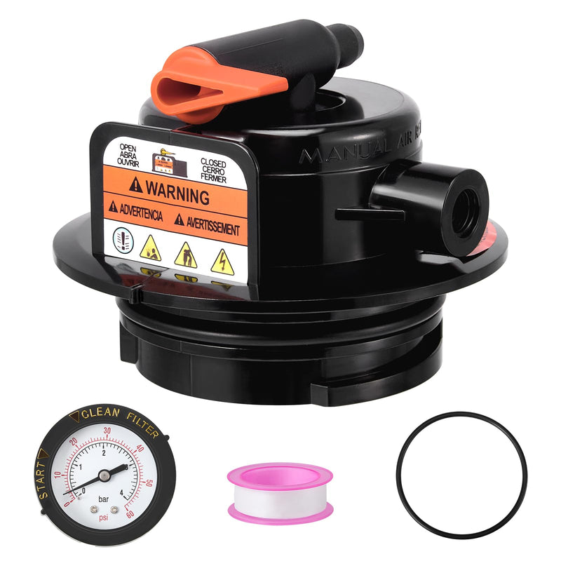 DEX2420MAR2 Manual Air Relief Assembly, 2420MAR2 Air Relief Valve Compatible with Hayward DE and Cartridge Pool Filter - Works with Pro Grid, Swim Clear and Swimclear Cartridge Filters