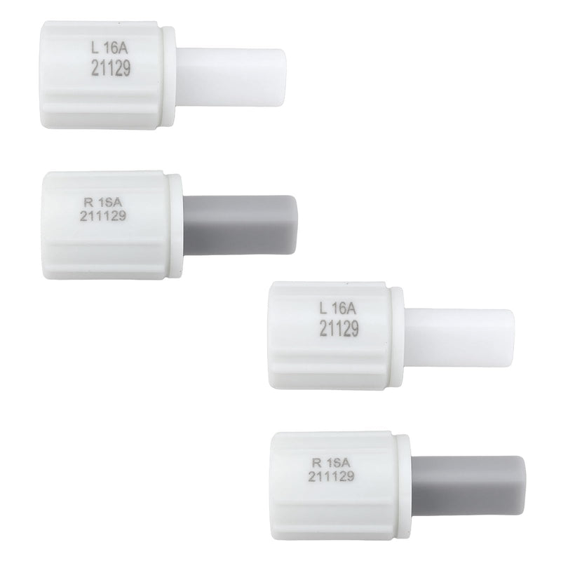 SING F LTD 2 Pairs Plastic Rotary Damper Hinge Left & Right for Toilet Seat Damping Soft Closing System