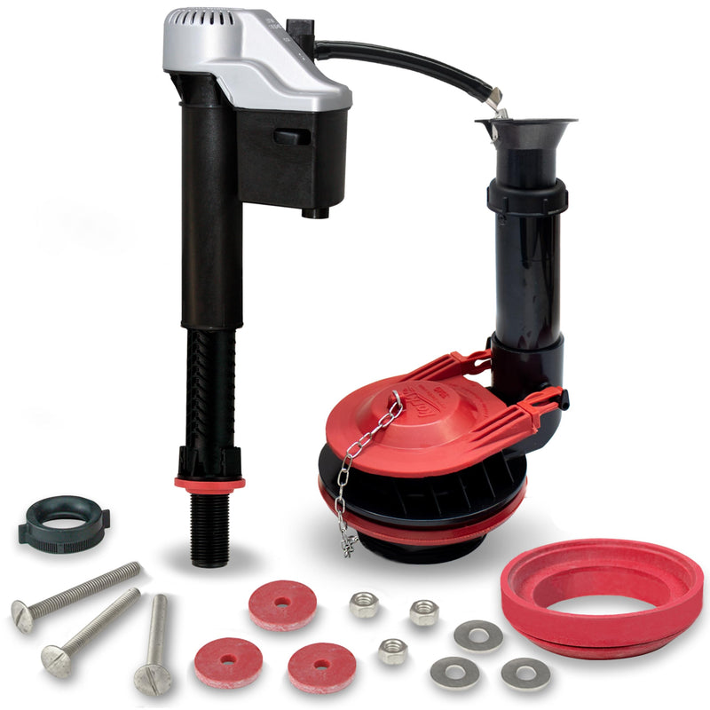 Korky Complete Toilet Repair Kit - Size: Large 3-Inch - Fixes: Running, Noisy, No/Slow Refill, and No/Weak Flush Toilets - Easy to Install, 5010MP