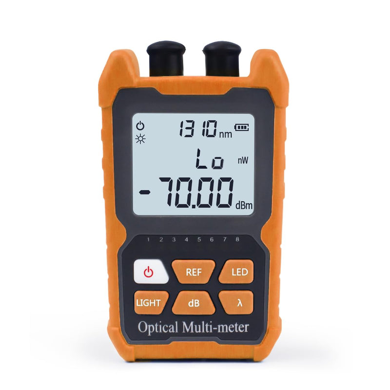 Portable Fiber Optic Power Meter & Tester with FC/SC/ST Interface,Built-in 2mw Visual Fault Locator (VFL) OPM-VFL-1 lt-02
