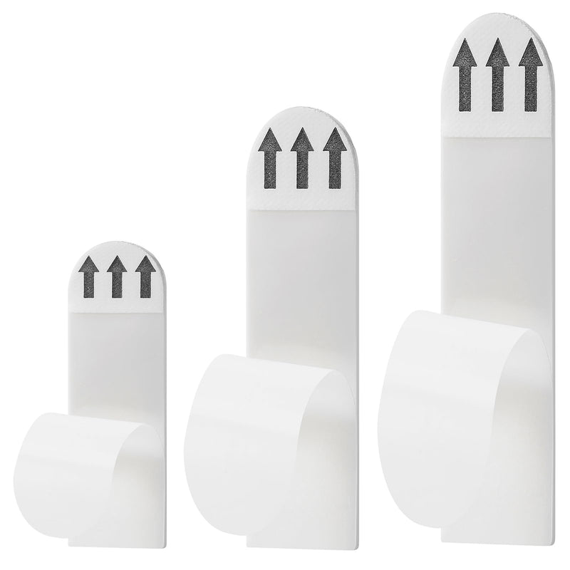 Picture Hanging Strips, Heavy Duty Double Sided Wall Mount Adhesive Strips, Easy to Apply and Remove, Residue Free(M(2.7IN*0.78IN)-50pc) M(2.7IN*0.78IN) 50