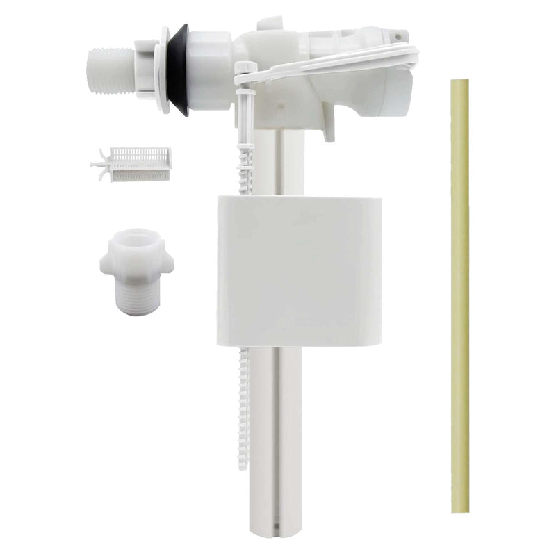 Toilet Side Mount Fill Valve Replacement,Compatible with Delta RP71168, G1/2 Inlet with G7/8 Adapter, Adjustable Float Height, Includes Refill Tube & Filter Screen, WC Tank Repair Parts