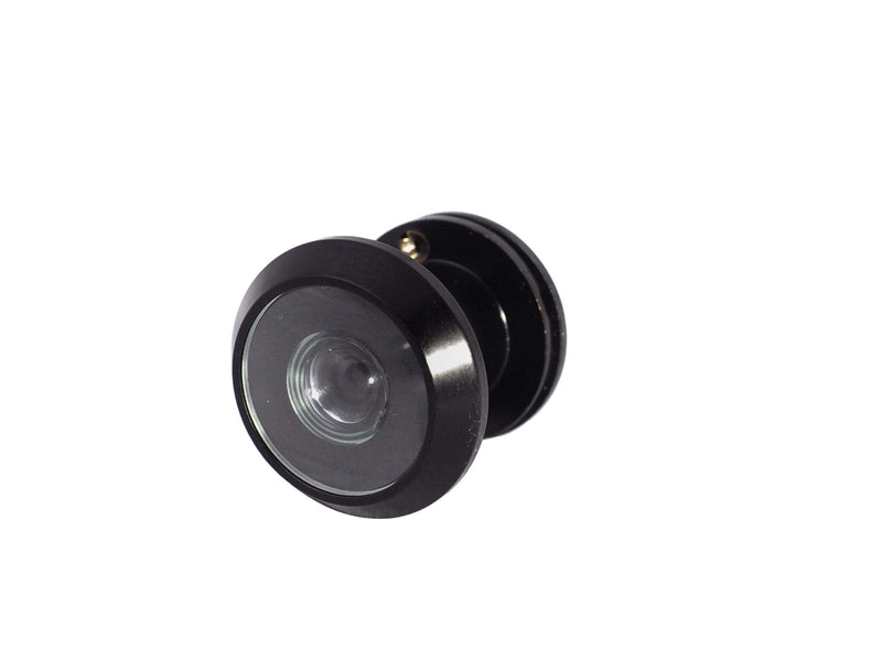 Door Viewer for Narrow Panel Doors - Peephole (Black - Oil Rubbed Bronze) 5/8", 7/8" Panel Thickness 1 Pack (5/8"- 7/8") Black