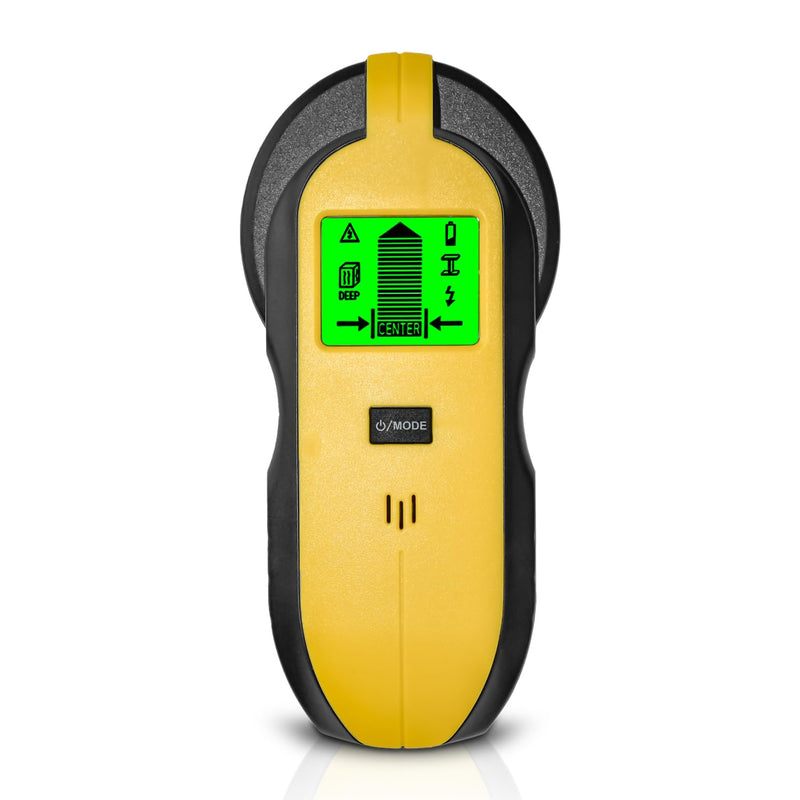 5-in-1 Stud Finder Wall Scanner – Detects Wood, Metal & AC Wires with HD LCD Display & Audio Alarm
