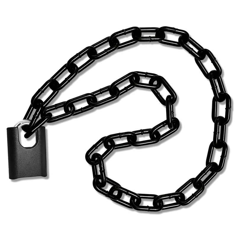 Heavy Duty Combination Lock with Chain,47 inch Long,8mm Thick ，Safety Chain Locks with Code,Padlock with Chain for Motorcycles, Bicycle, Door, Gate, Fence,Warehouses, Garage(Lock and Chain) 1 Lock and Chain