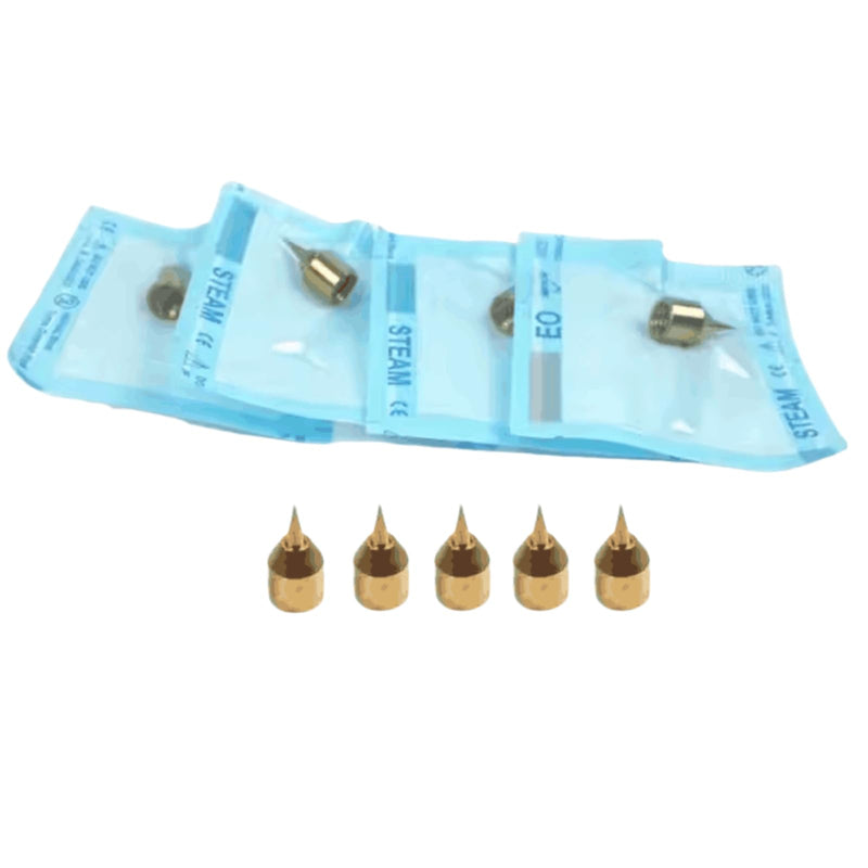 5PCS Fibroblast Thick Big Copper Needles Plasma Eyelid Lift Cartridges Parts