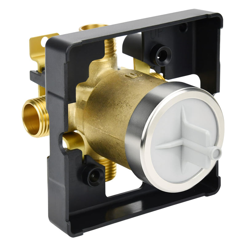 R10000-UNBX Shower Valve Replacement Delta MultiChoice Universal Shower Valve Body for Tub Faucet and ShowerHead, Fits Single/Dual Function Shower Handle Trim Kits, Without Screwdriver Stops R10000 UNBX