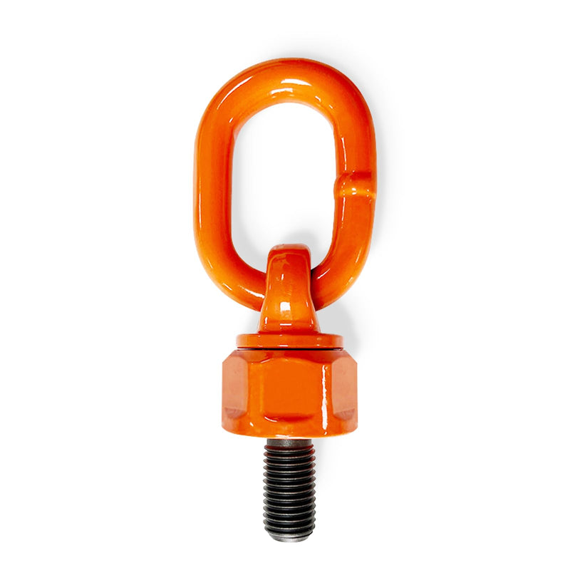 1 Pcs Eye Bolt M14 x 31.8 Max Load 1.25 Tons Metric Thread Universal Swivel Hoist Rings 360°Rotation Made of Alloy Steel, Tensile Strength > 1080MPa