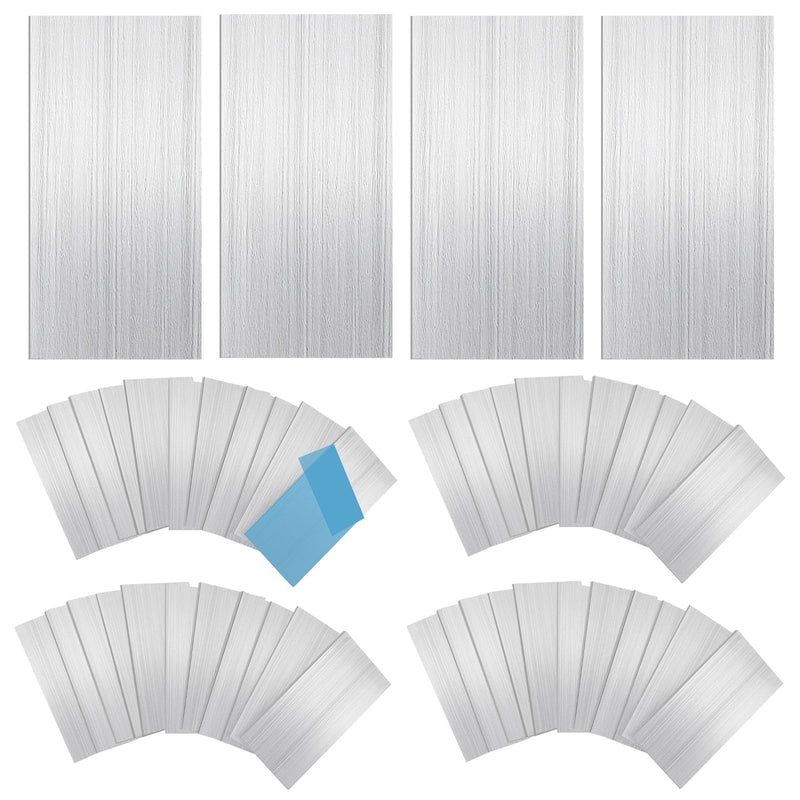 Coopay 48 Pack 6061 T6 Aluminum Sheet Welding Kit, 2” x 4” Welding Coupons, 3/16", 1/8", 1/16", 1/32" Thick, 12 PCS Each, DIY Weld Practice Kits Beginners for Mig Tig Stick MMA Arc Gas Heat Treatable